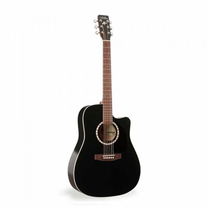 Art & Lutherie CW Cedar Elektro Akustik Gitar (Black)