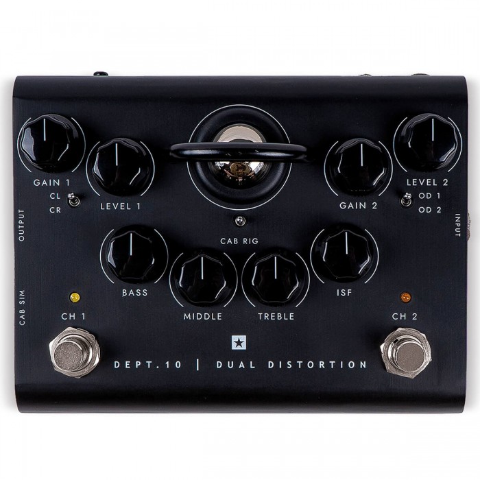 Blackstar Dept. 10 Dual Distortion 2-Kanal Tube Distortion Pedalı AMPED 2