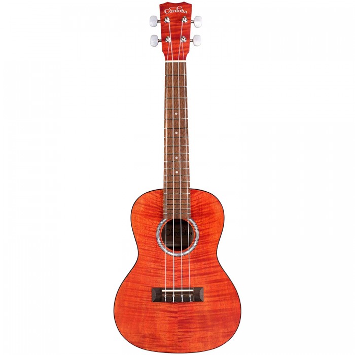 Cordoba 15CFM Concert Ukulele (Rose Red)