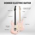 Donner Designer Series DST-200P Elektro Gitar Paketi (Pembe)