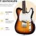 Donner DTC-100S Telecaster Elektro Gitar Paketi (Sunburst)