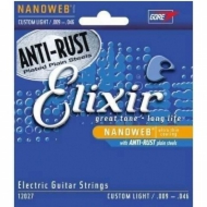 Elixir 12027 Nanoweb Custom Light Elektro Gitar Teli (9-46)