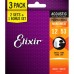 Elixir 16545 Nanoweb Phosphor Bronze 3'lü Akustik Gitar Teli (12-53)