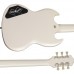 Epiphone 1961 Les Paul SG Standard Elektro Gitar (Aged Classic White)