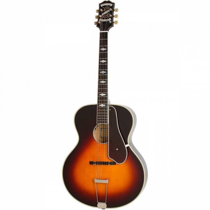 Epiphone De Luxe Hollow-Body Elektro Akustik Gitar (Vintage Burst)