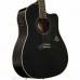 Epiphone J-45EC Studio - Solid Top Fishman Presys-II Elektro Akustik Gitar (Ebony)