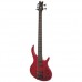 Epiphone Toby Deluxe V Bas Gitar (Trans Red)