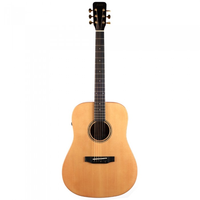 Fenix DA10E-NA Elektro Akustik Gitar (Natural)