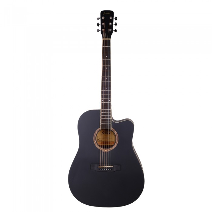 Fenix DA120C-CBK Akustik Gitar (Siyah)