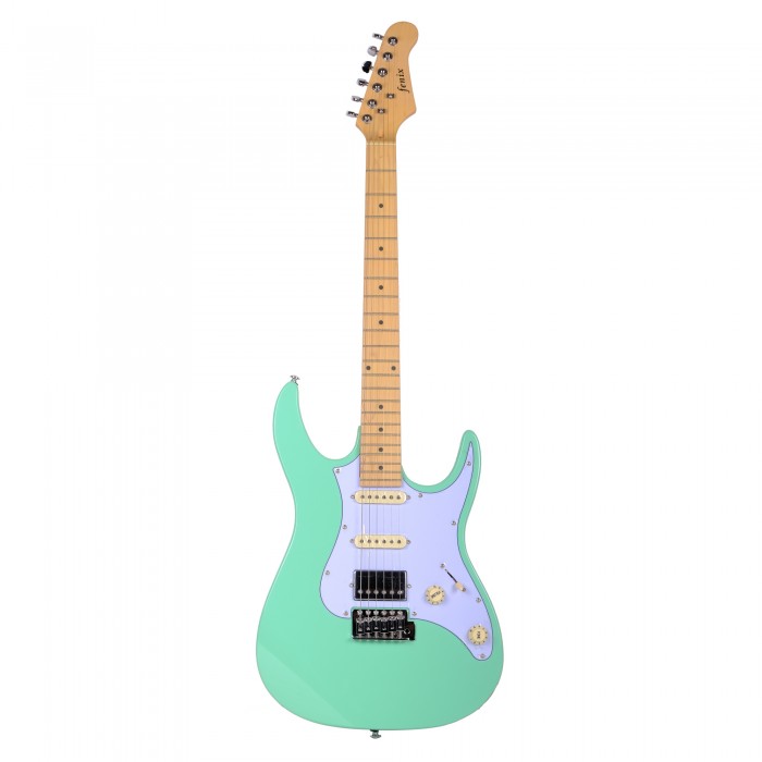 Fenix FSS-10MSGR Elektro Gitar (Yeşil)