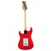 Fenix FSS-MINI-FRD Elektro Gitar (Parlak Kırmızı)