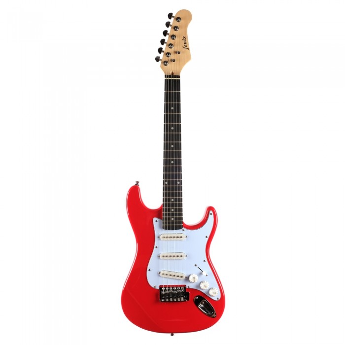 Fenix FSS-MINI-FRD Elektro Gitar (Parlak Kırmızı)