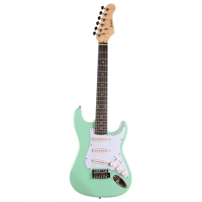 Fenix FSS-MINI-SGR Elektro Gitar (Bright Green)
