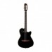 Godin ACS Slim Nylon Black HG Elektro Klasik Gitar (Siyah)