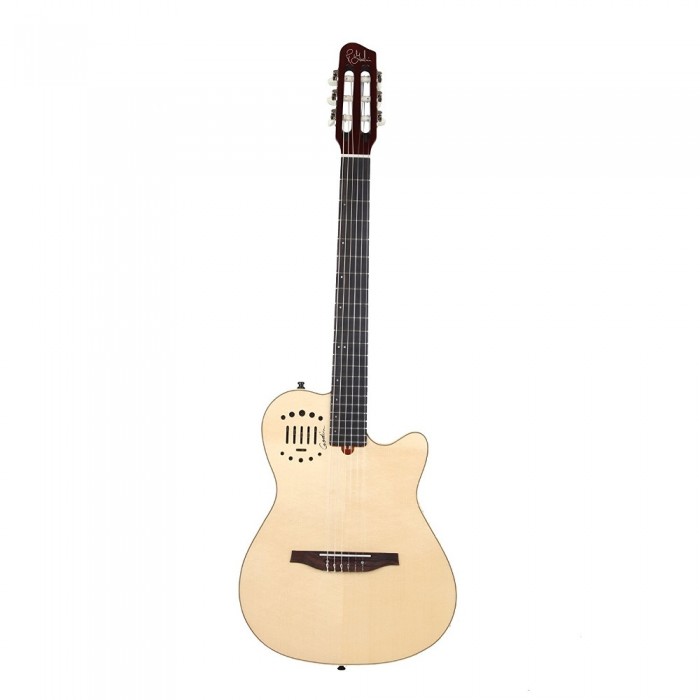 Godin Multiac Nylon Duet Ambiance Elektro Klasik Gitar (Natural)