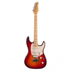 Godin Progression Plus MN Elektro Gitar (Cherry Burst Flame)