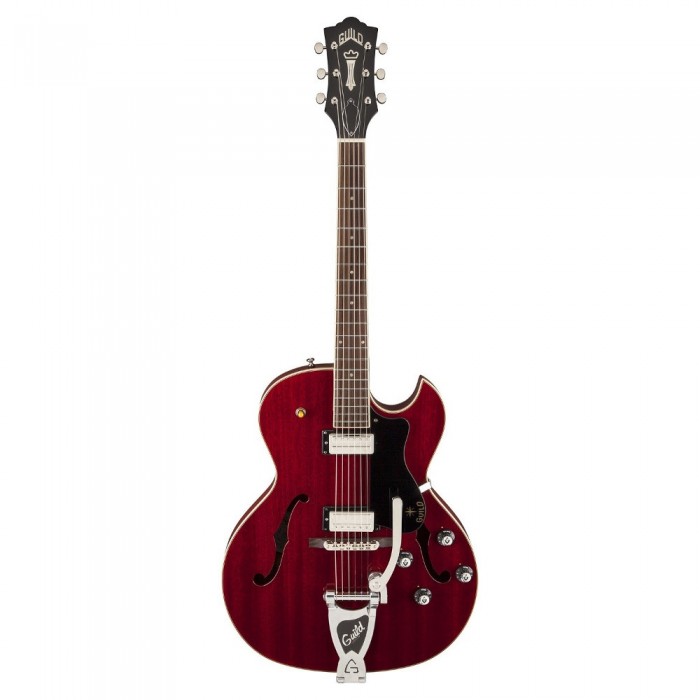 Guild Newark St. Collection Elektro Gitar (Cherry Red)