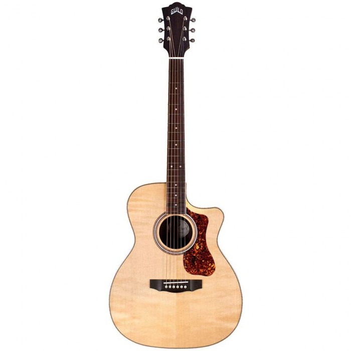 Guild OM-250CE Reserve Orchestra Cutaway Elektro Akustik Gitar (Natural)