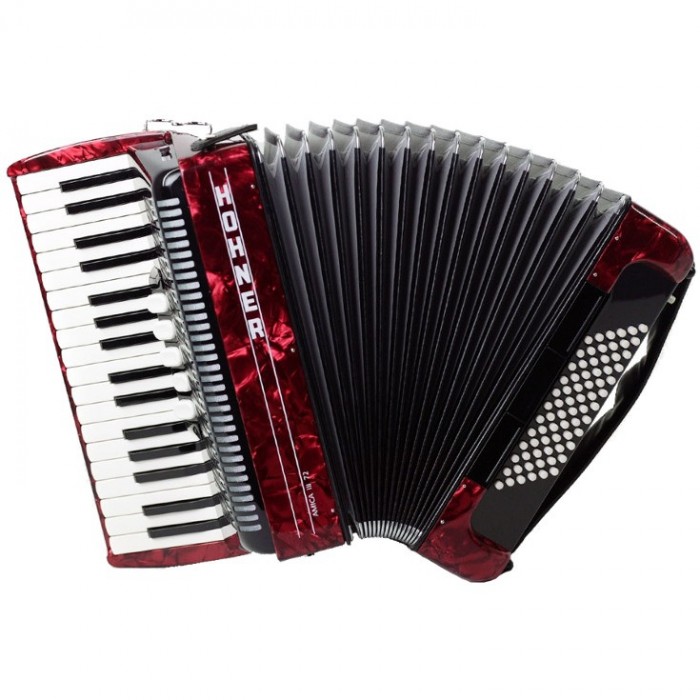 Hohner AMICA III 72 Bas Akordeon (Kırmızı)