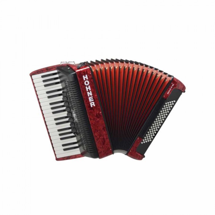 Hohner Bravo III 80 Akordiyon (Kırmızı)