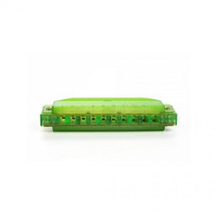 Hohner M1110G Translucent Green Harp (Do Majör)