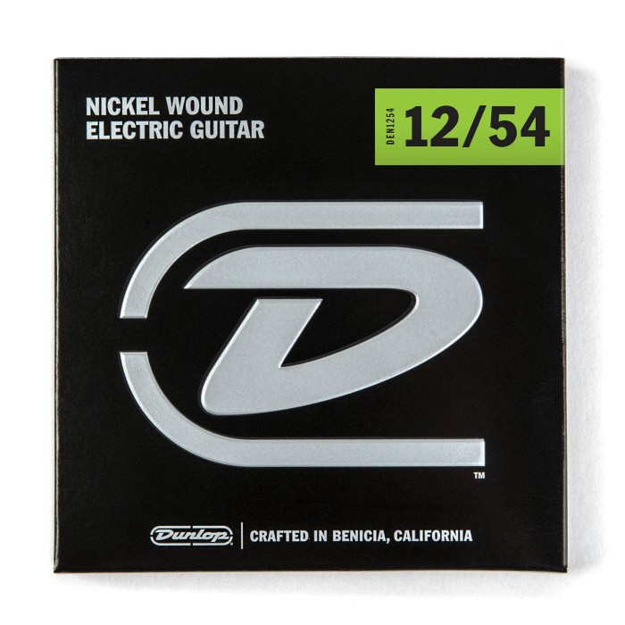 Jim Dunlop DEN1254 Nickel Wound Heavy Elektro Gitar Teli (12-54)