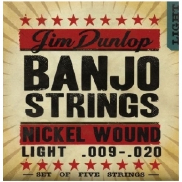 Jim Dunlop DJN0920 Nikel Banjo Teli (9–20)