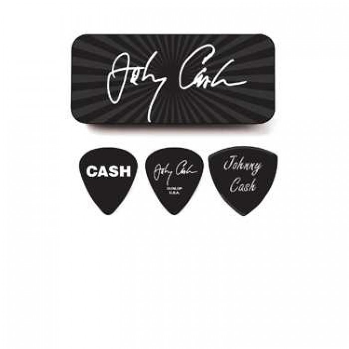 Jim Dunlop Johnny Cash Signature 6lı Pena Seti (Medium)
