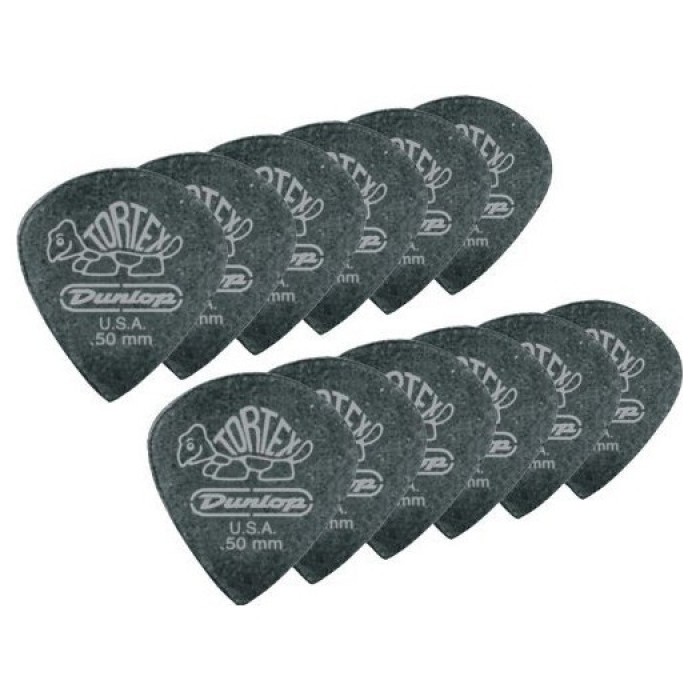 Jim Dunlop Tortex Pitch Black Jazz III 12li Pena Seti (0.50mm)