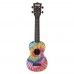 Kala KA-SU-TIEDYE Ukadelic Tiedye Soprano Ukulele