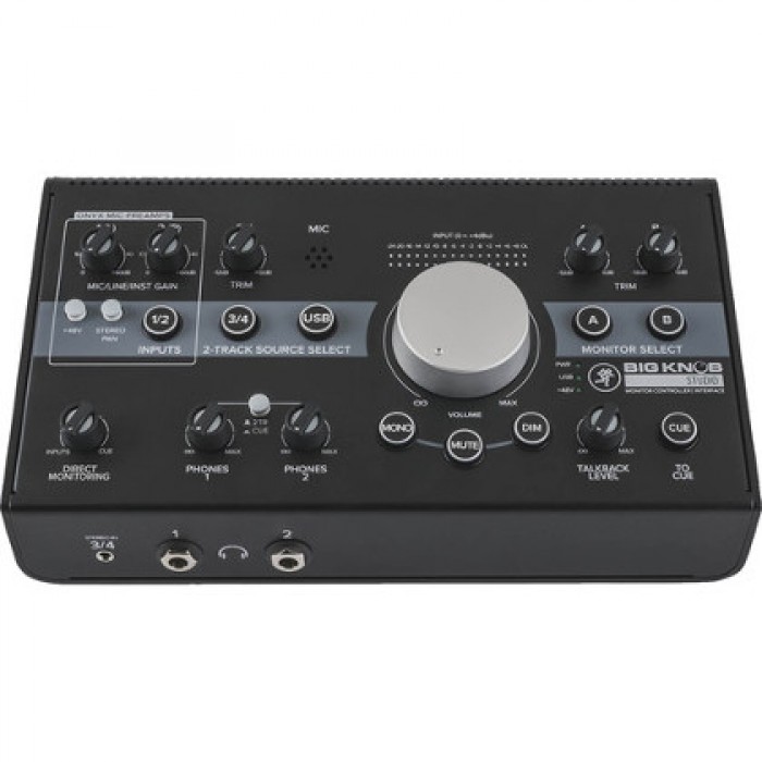 Mackie Big Knob Studio 3x2 Ses Kartı ve Stüdyo Monitör Kontrol Ünitesi