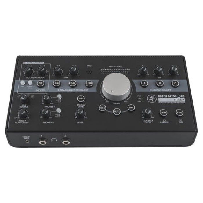 Mackie Big Knob Studio+ 4 Giriş 3 Çıkış Ses Kartı ve Monitör Kontrol Ünitesi