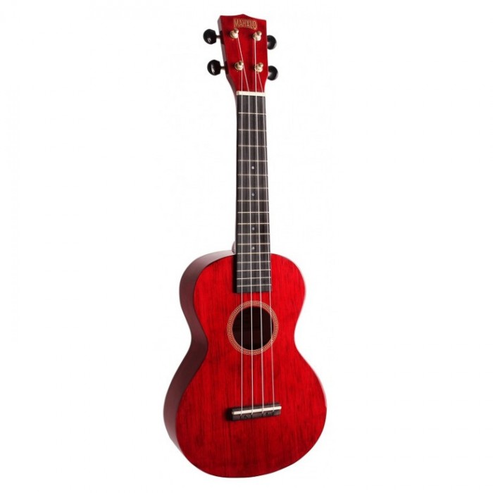 Mahalo Hano Series Concert Ukulele (Wine Red)