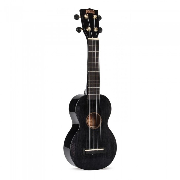 Mahalo Hano Series Soprano Ukulele (Transparent Black)