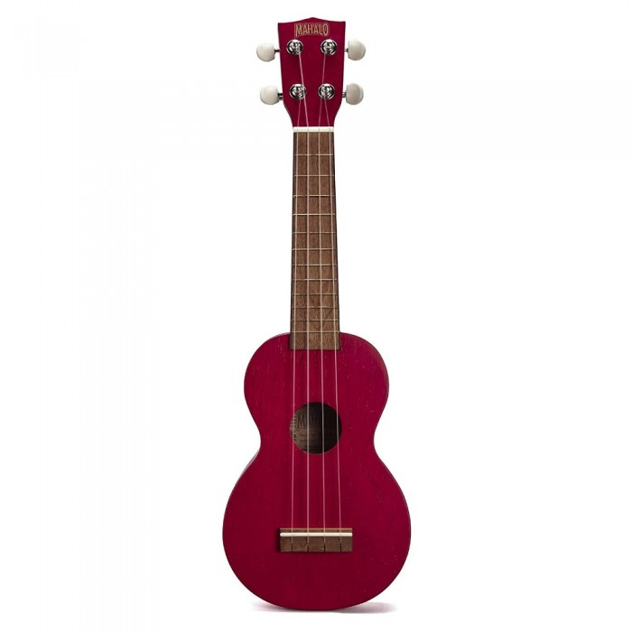 Mahalo Kahiko Serisi MK1TRD Soprano Ukulele (Transparent Red)