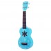 Mahalo Snow  Soprano Ukulele (Glacier Blue)