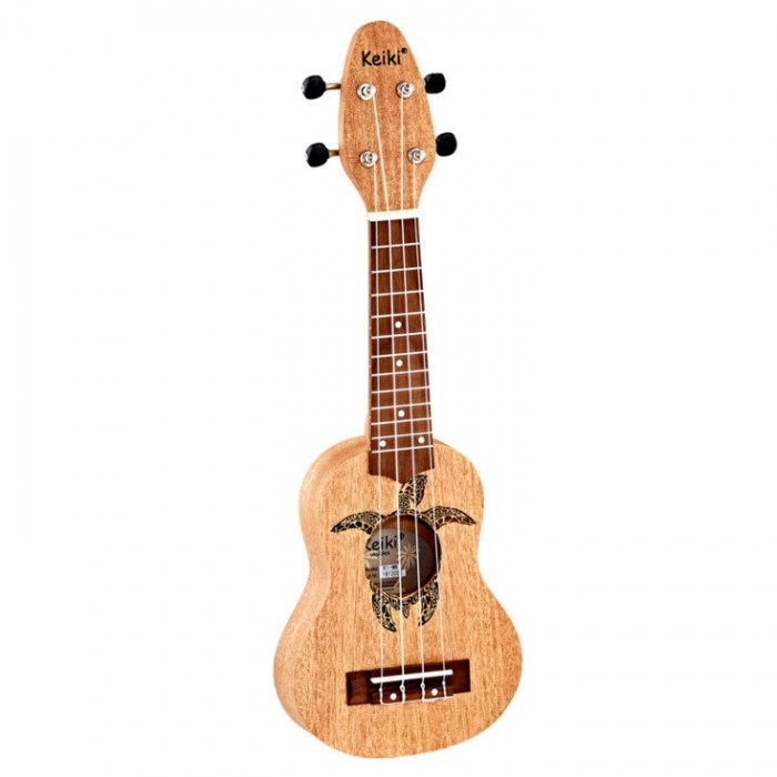 Ortega Keiki Turtle Sopranino Ukulele (Natural)