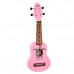 Ortega Keiki Turtle Sopranino Ukulele (Pink)