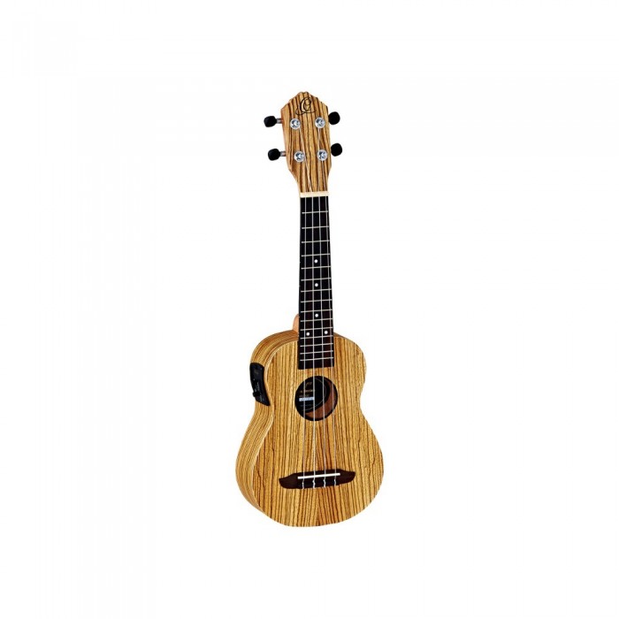 Ortega RFU10ZE Elektro Sopranıo Ukulele (Zebra Natural)