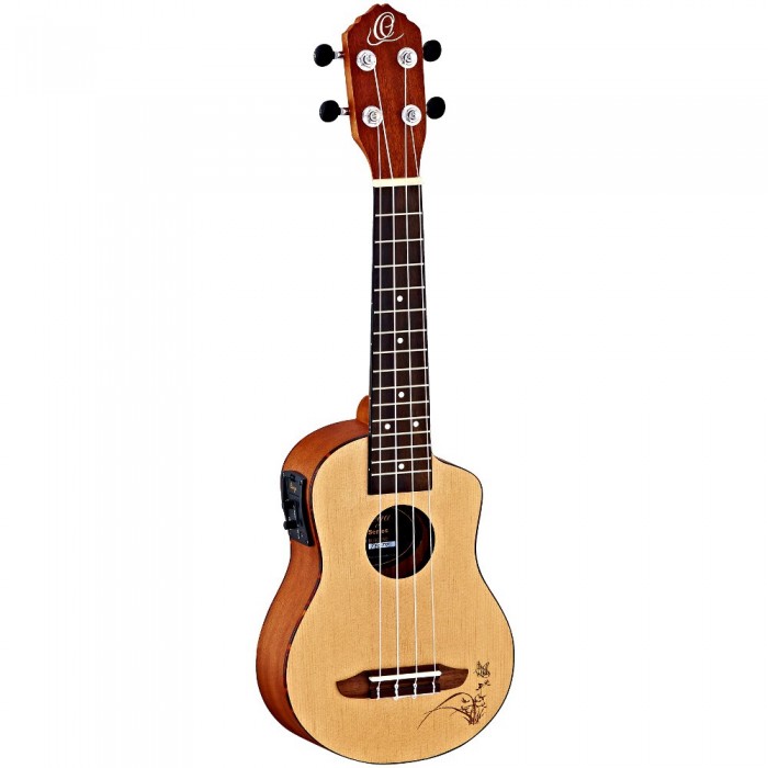Ortega RU5CE-SO Elektro Soprano Ukulele (Natural)