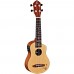 Ortega RU5CE-SO Elektro Soprano Ukulele (Natural)