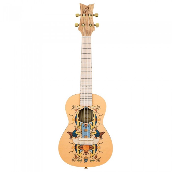 Ortega RUAR-EY Art Series  Concert Ukulele  (Egypt Custom)