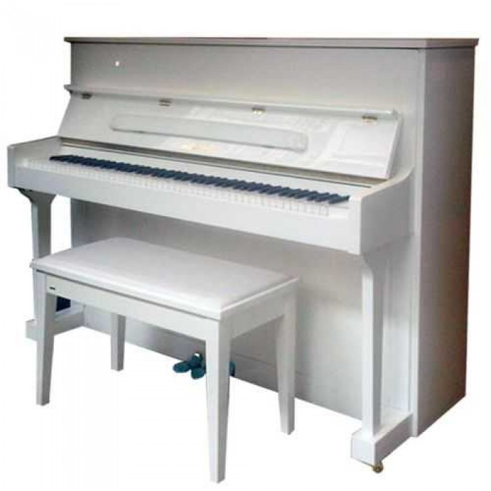 Pearl River UP118M Akustik Duvar Piyanosu (Parlak Beyaz)