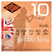 Rotosound JK30EL Jumbo King Phosphor Bronz 12 Telli Akustik Gitar Teli (10-48)