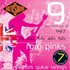 Rotosound R9-7 Nickel 7 Telli Elektro Gitar Teli Seti (9-52)