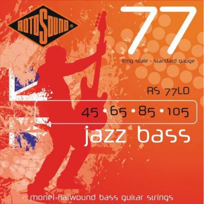 Rotosound RS77LD Jazz 4 Telli Bass Gitar Teli (45-105)