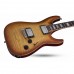​​​​​​Schecter C-1 Custom Elektro Gitar (Natural Vintage Burst)