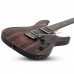 Schecter C-1 Exotic Ebony Elektro Gitar (Natural Satin)