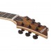 Schecter C-1 Exotic Spalted Maple Elektro Gitar (Satin Natural Vintage Burst)