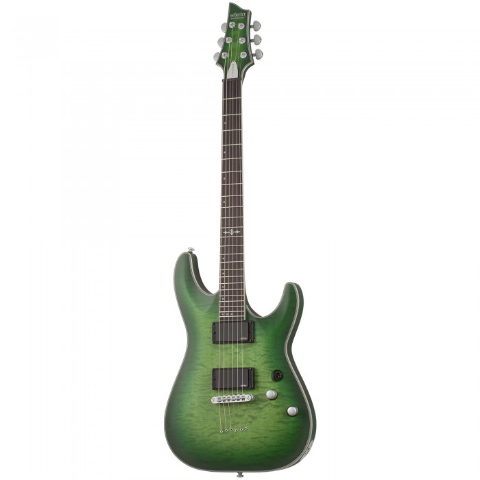 Schecter C-1 Platinum Elektro Gitar (Satin Green Burst)